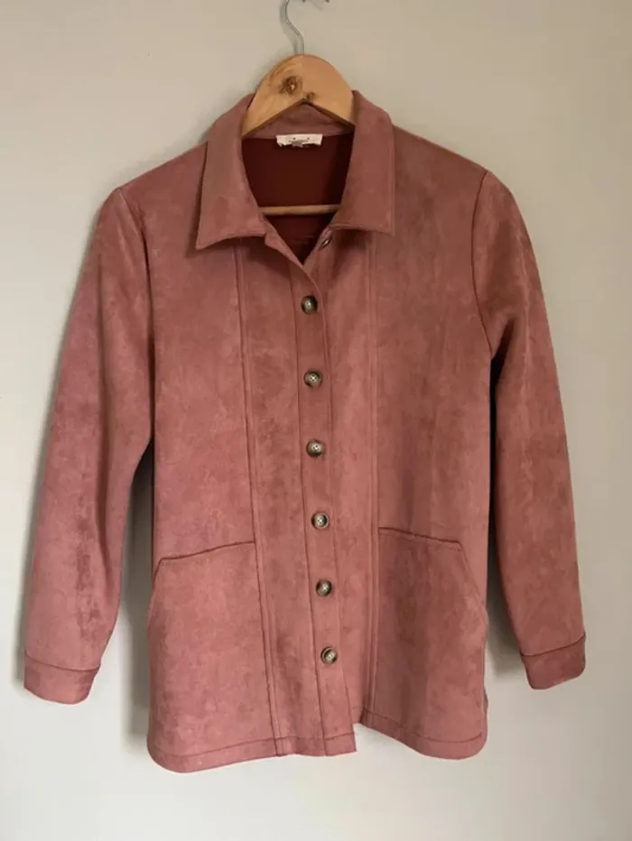 Veste surchemise vieux rose Ycoo