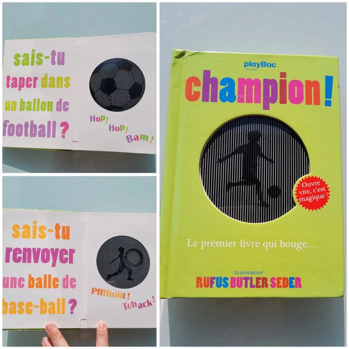 Livre animé hologramme Playbac 🏀 Champion (54)