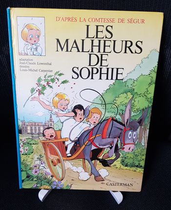BD Comtesse de Ségur Tome 1 : Les malheurs de Sophie - J-C Lowenthal - Louis-Michel Carpentier