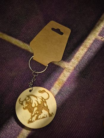 Porte cle en bois personnalisé