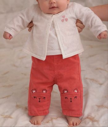 Ensemble fille 3 mois neuf