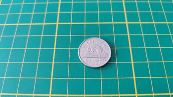 Five 5 cents Canada 1963 Elizabeth II Dei Gratia Regina Pièce de monnaie #SPDF