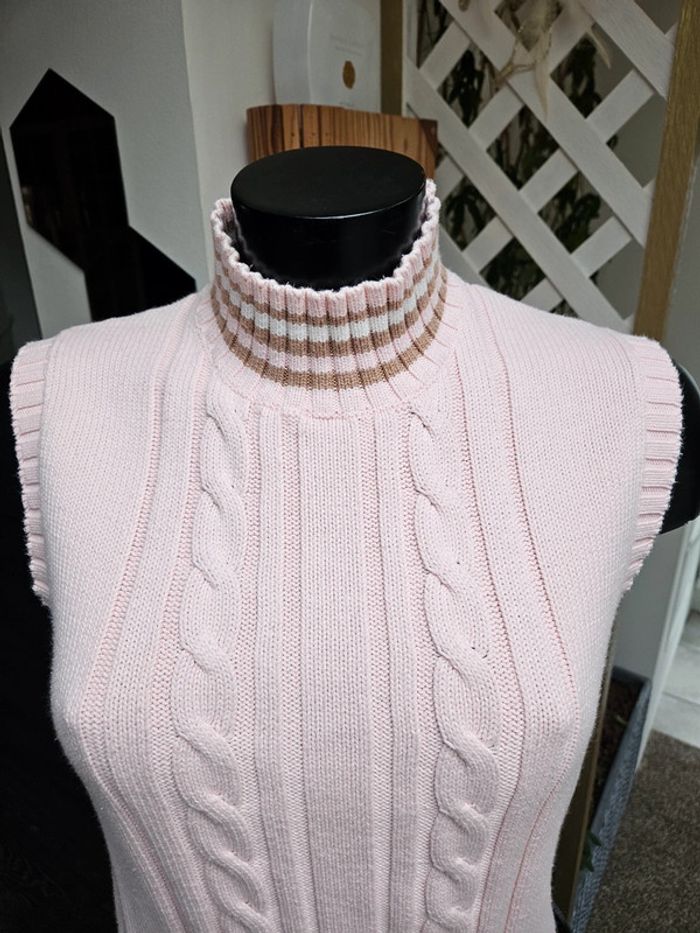 Esprit pull rose sans manches taille XL - photo numéro 2