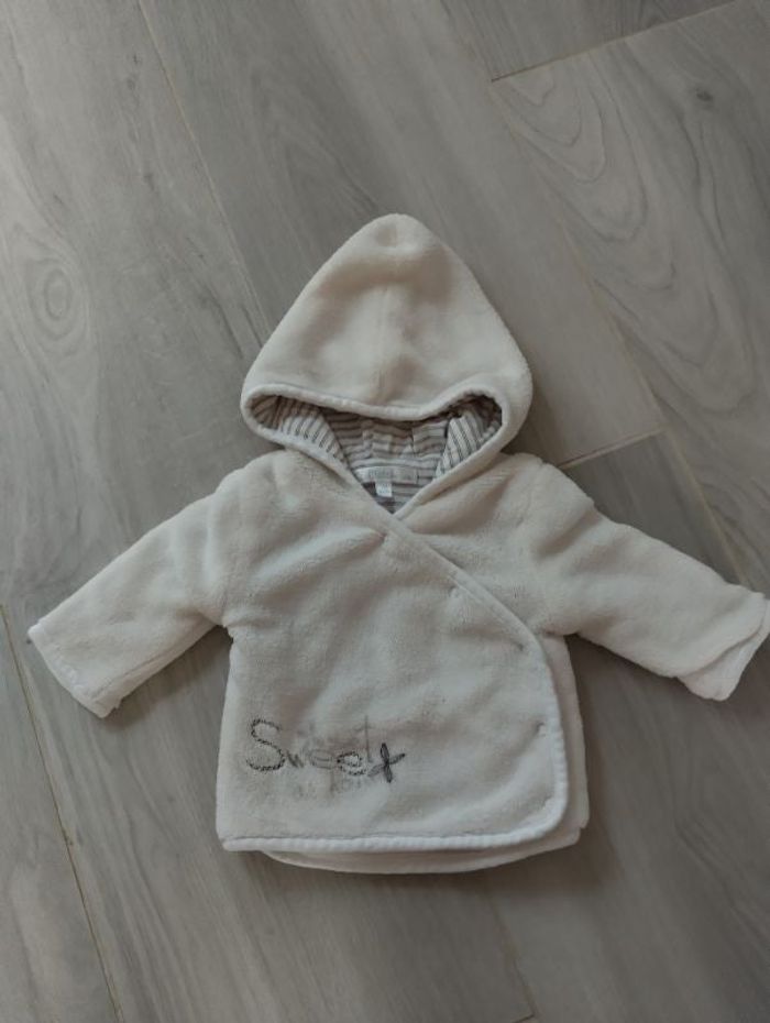 Gilet à capuche 3 mois