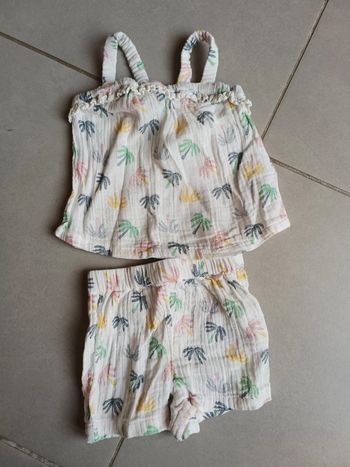 Ensemble été taille 6 mois