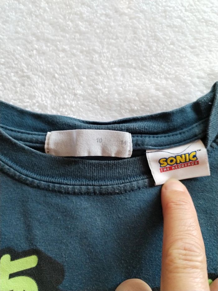 Tshirt Sonic Zara 10 ans - photo numéro 3