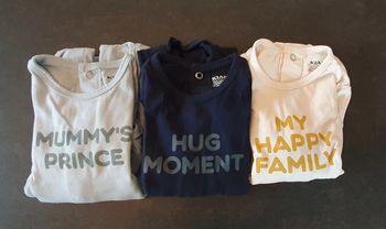 Lot de 3 pyjamas coton 6 mois Kiabi