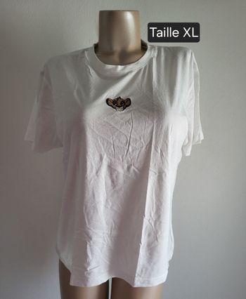 T shirt blanc disney