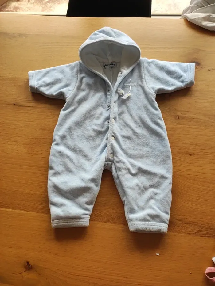 Combi pilote hiver bleu garçon