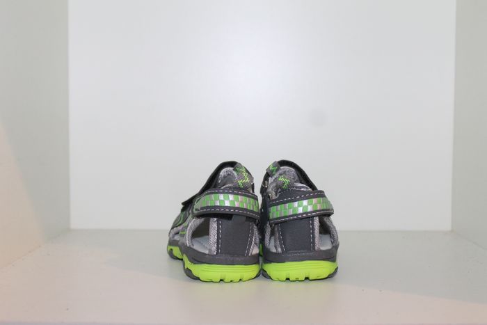 superbe sandales nus pieds grise et verte 24 - photo numéro 5