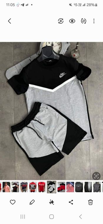Ensemble short  tee-shirt nike