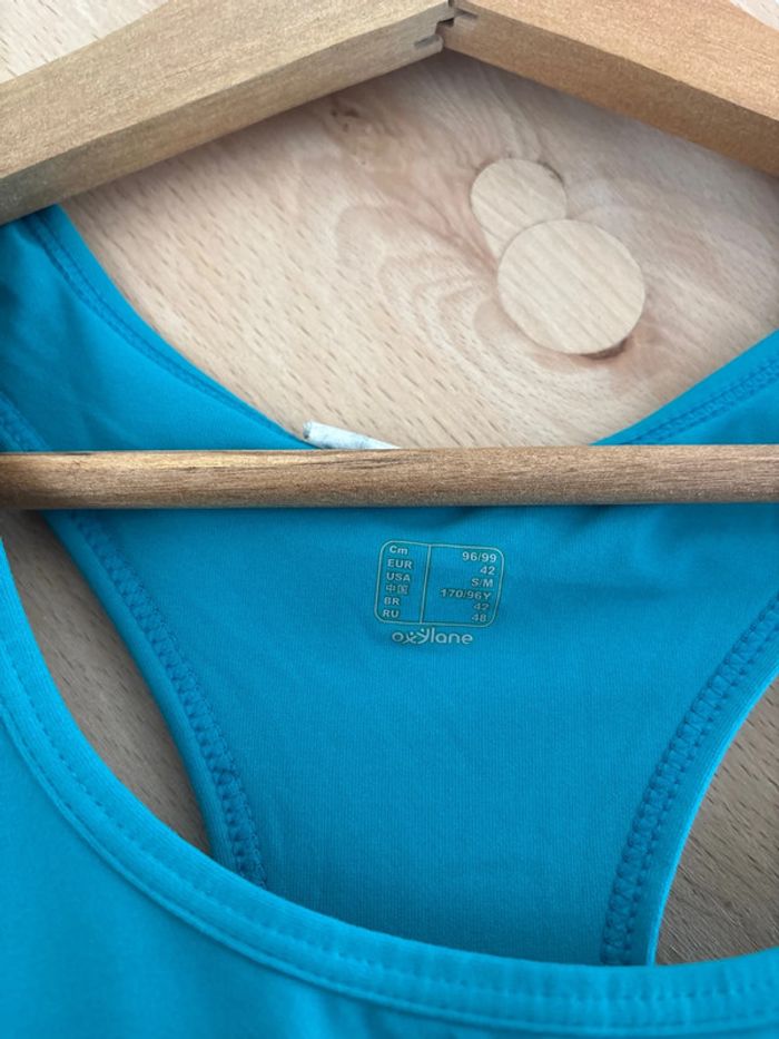 Débardeur Domyos turquoise - photo numéro 2