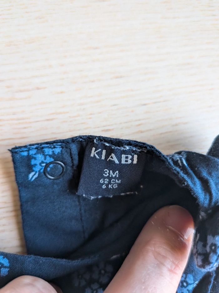 Robe bleue Kiabi 3 mois - photo numéro 3