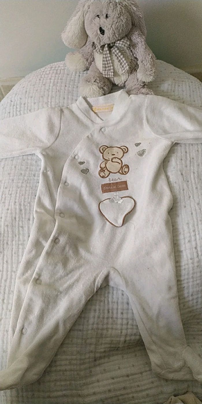 Lot pyjama mixte nounours - photo numéro 4