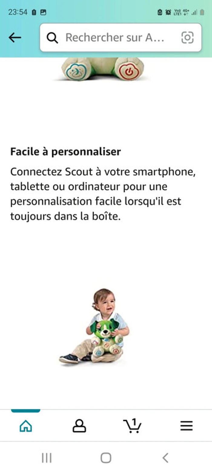 Peluche leap frog parlante - photo numéro 13