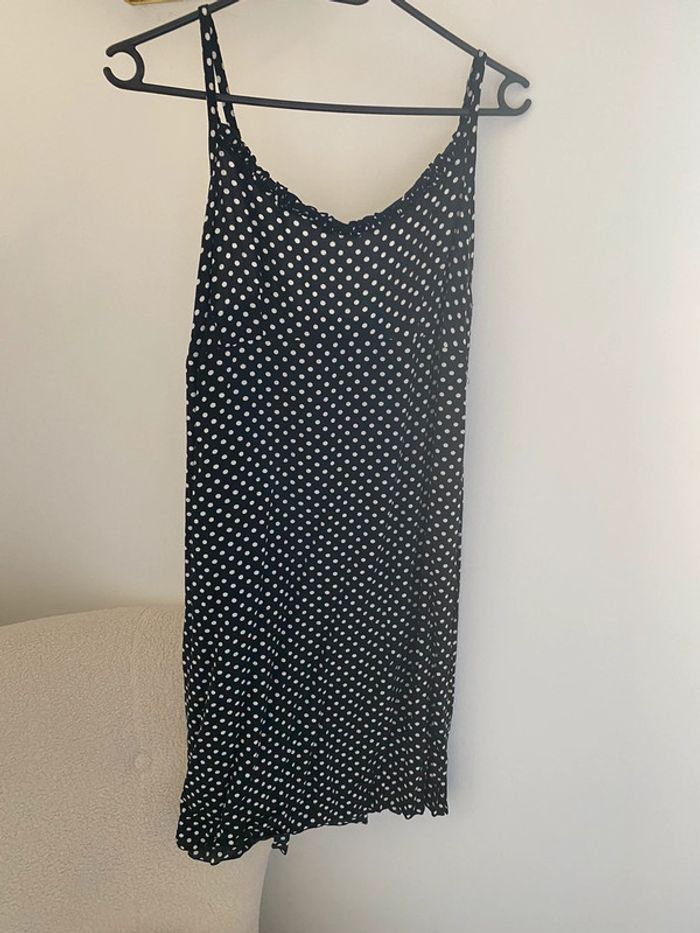 Robe à pois Noir Taille S