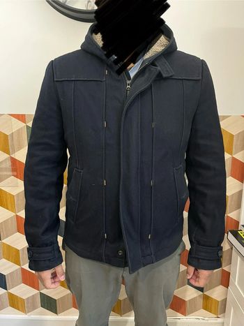 Manteau caban homme celio à capuche