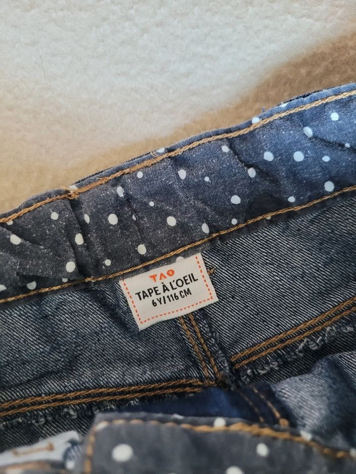 Jupe en jeans 6 ans tape à l'œil - photo numéro 4