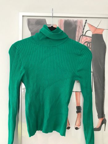 Pull moulant col roulé Zara S