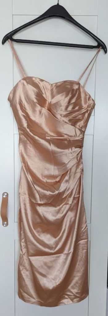 Robe de soirée Dorée-Rose T. 36