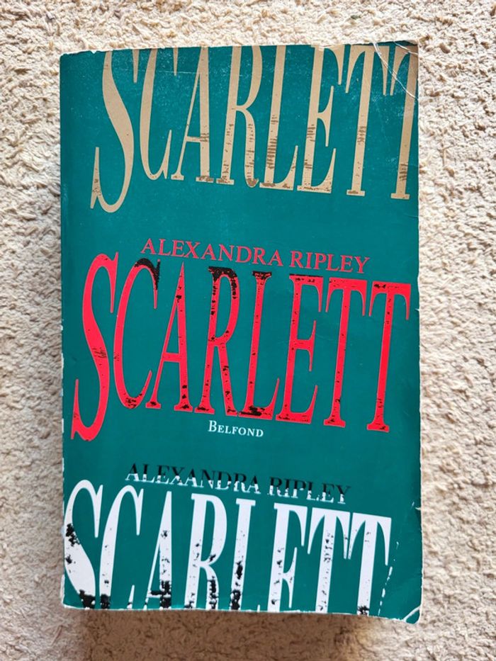 Livre Scarlett de Alexandra Ripley – La suite d’Autant en emporte le vent