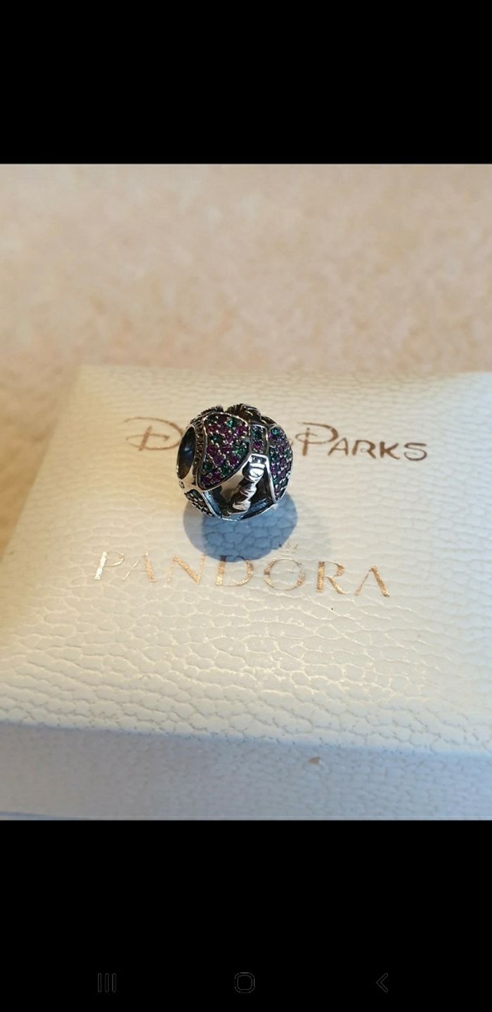 Charm Pandora >< Disney Parks Minnie Holiday Bow 2015 - Édition Limitée - photo numéro 6
