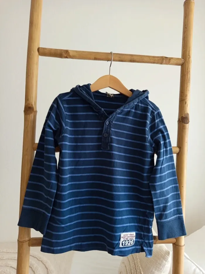 Sweat léger à capuche Tape à l'oeil 6 ans