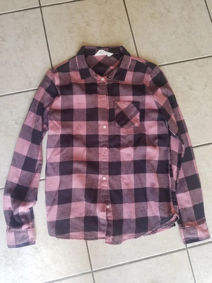 Chemise à carreaux 13/14 ans