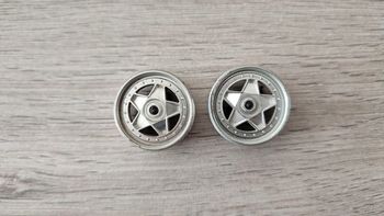 Lot x2 jantes avant pièce détachée miniature Burago Bburago Ferrari F40 1/18 #B12