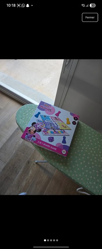 Jeu société minnie