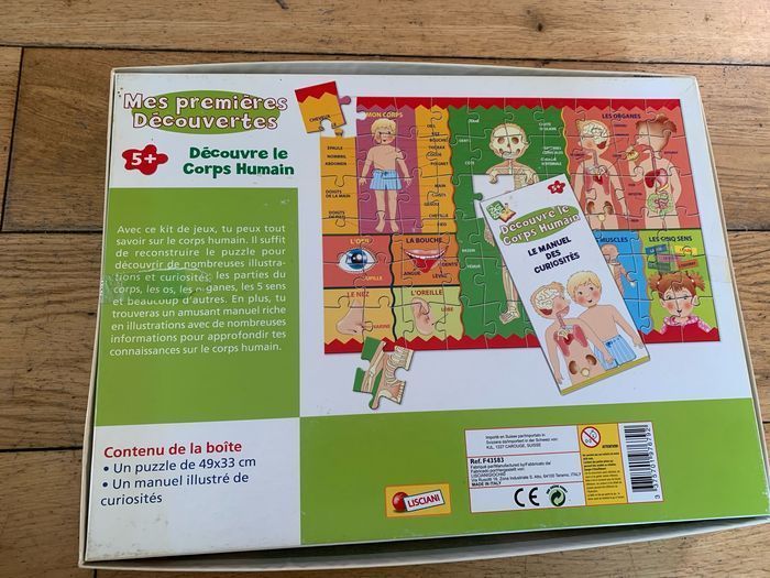 Mes premières découvertes , Puzzle découvre le corps humain - photo numéro 2