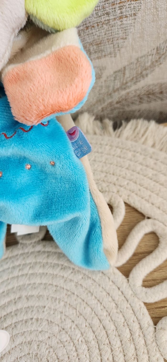 Doudou Lange Éléphant Sucre d'orge - photo numéro 6