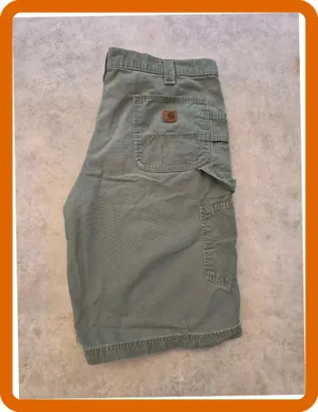 Short Carhartt W38 FR48 kaki Homme Men SHO089