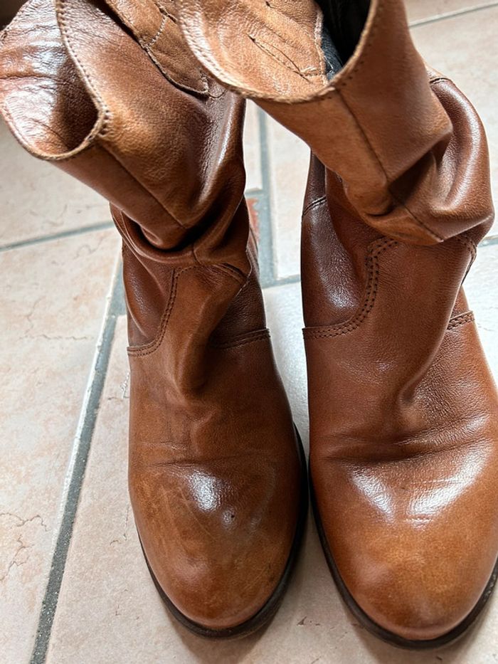 Boots camel/marron 36 Cecil