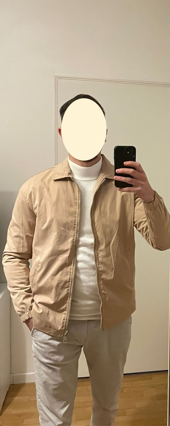 Veste Zipée beige en excellent état