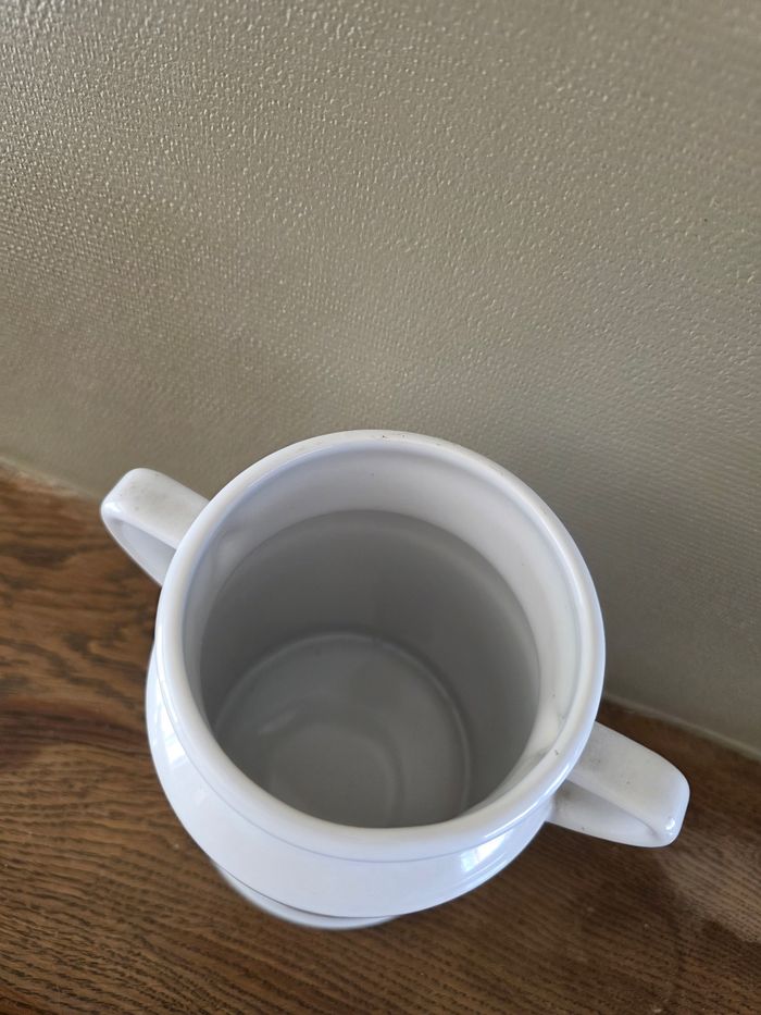 Poubelle de table Revol France en porcelaine - photo numéro 3