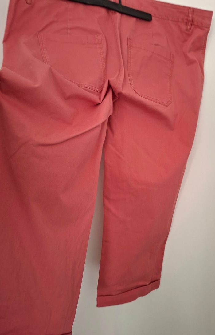 Pantalon corsaire brique - photo numéro 2