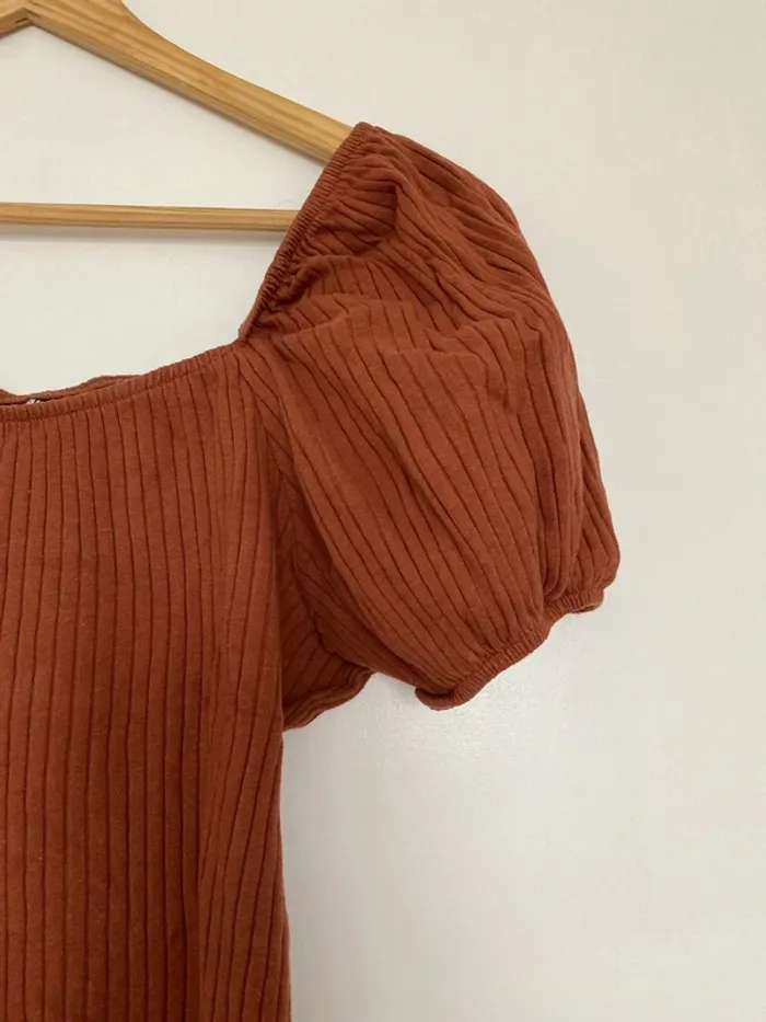 Tee shirt marron - photo numéro 2