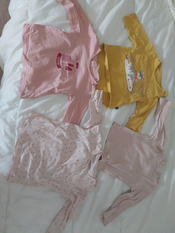 Lot tee shirts manches longues