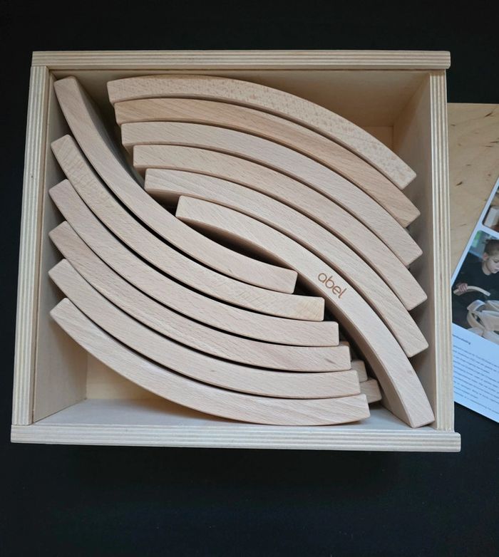 Abel Blocks 24 - Jeu en bois Naturel