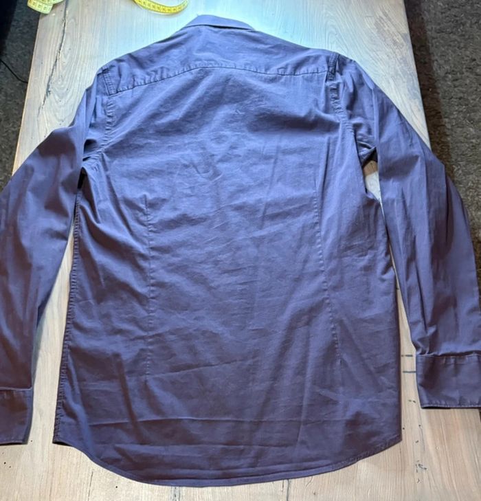 Chemise homme mauve taille L - photo numéro 3