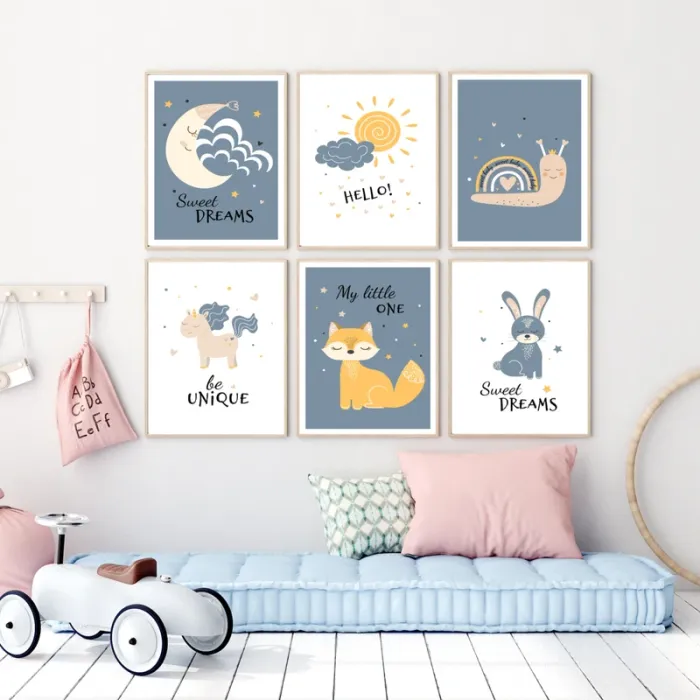 Affiches “Sweet Dreams & Little Magic” pour chambre enfant - photo numéro 3