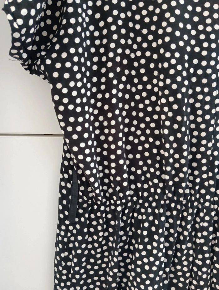 Combinaison combishort vintage viscose à pois - photo numéro 7