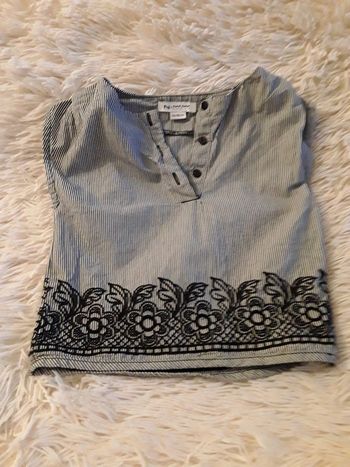 BLOUSE  CHEMISE MANCHES COURTES  FILLE 5 ANS NAF NAF