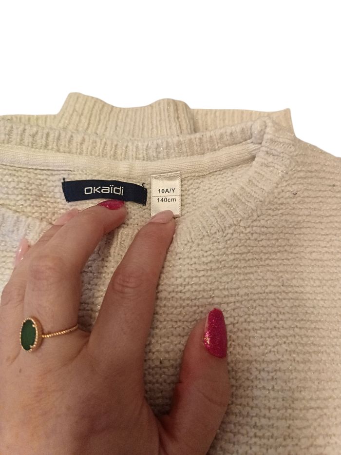 Pull 10 ans Okaïdi avec Strass - photo numéro 3