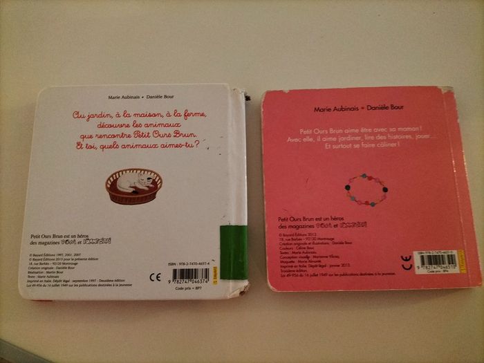 2 livres petit ours brun - photo numéro 2
