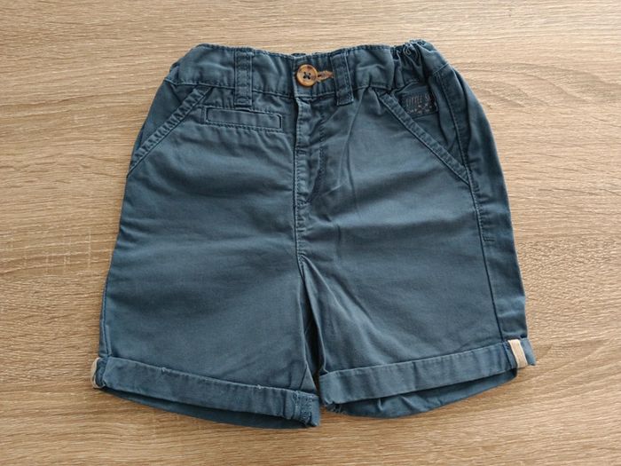 Short bleu Kiabi 18 mois