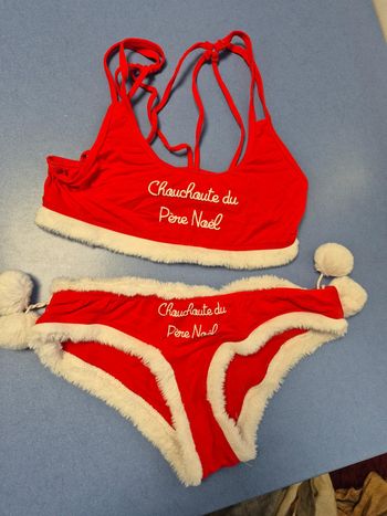 Sous vêtement de noël femme undiz