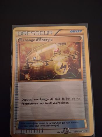 Carte pokemon échange d'énergie  109/108 Ciel Rugissant