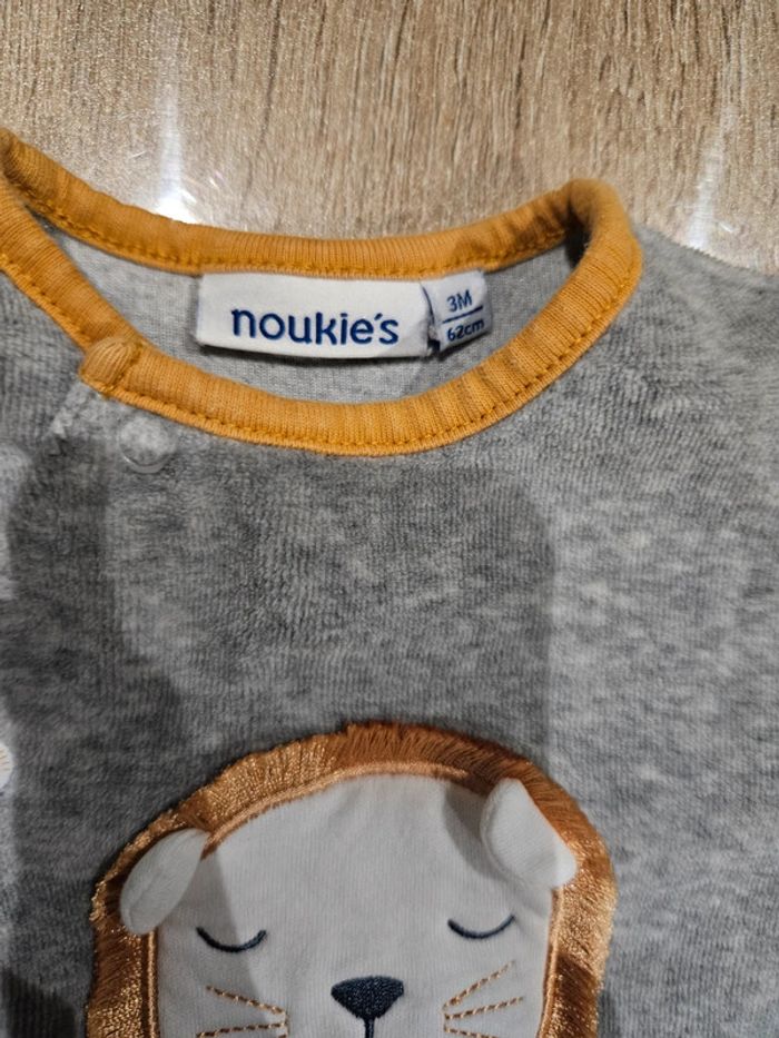 Pyjama velour Noukie's 3 mois - photo numéro 3
